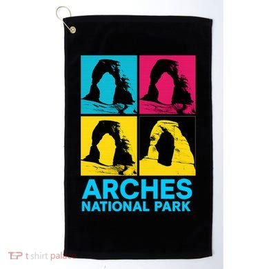 Arches National Park Warhol Style Golf Towel