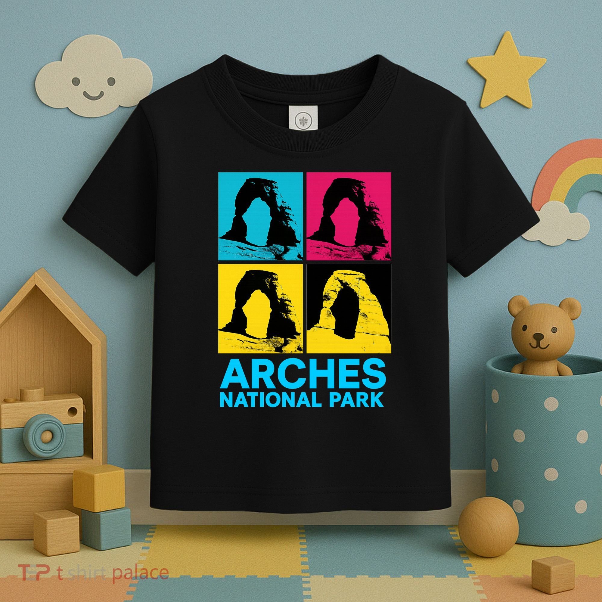 Arches National Park Warhol Style Toddler T-Shirt