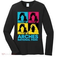 Arches National Park Warhol Style Women's Long Sleeve Shirt thumb 0
