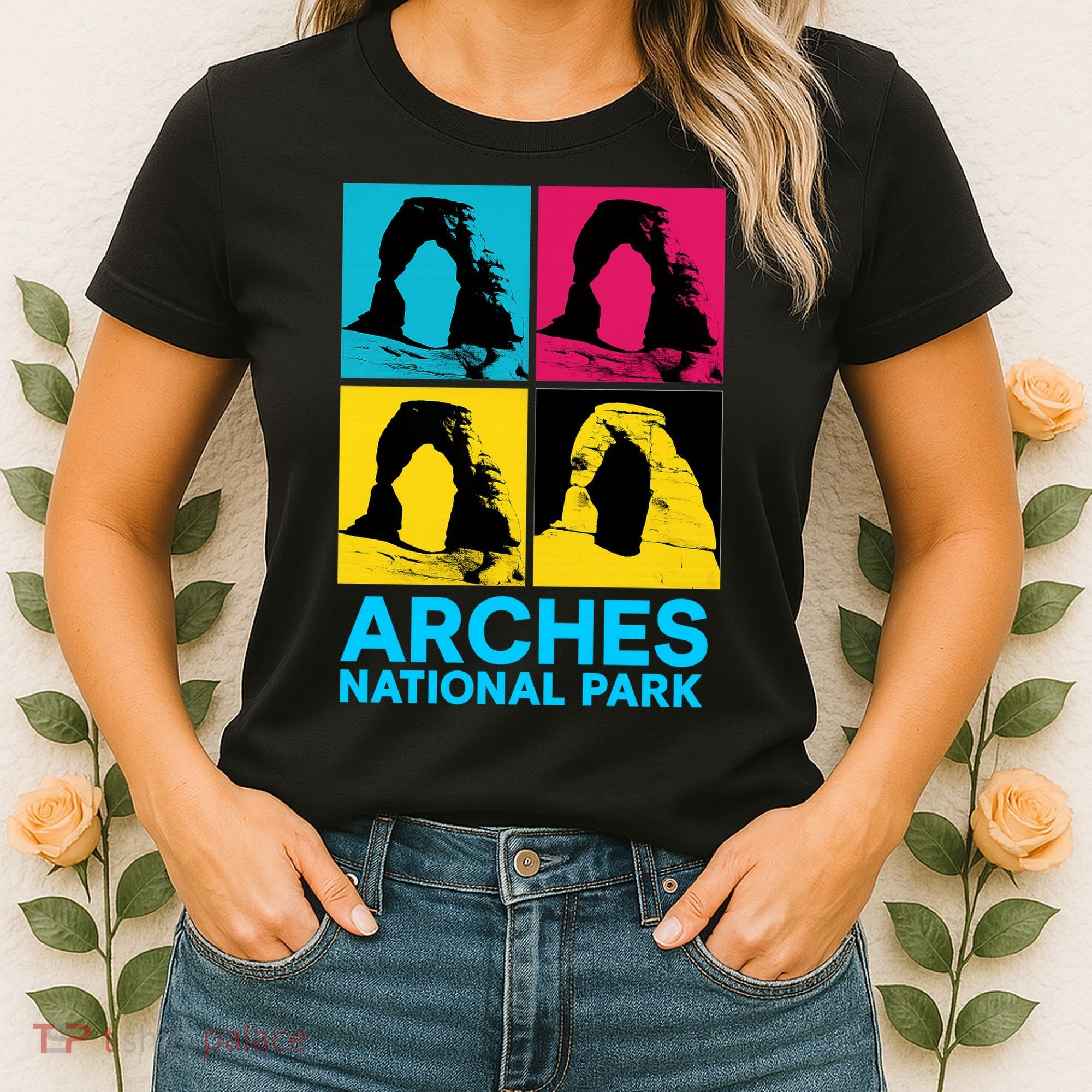 Arches National Park Warhol Style Women's T-Shirt