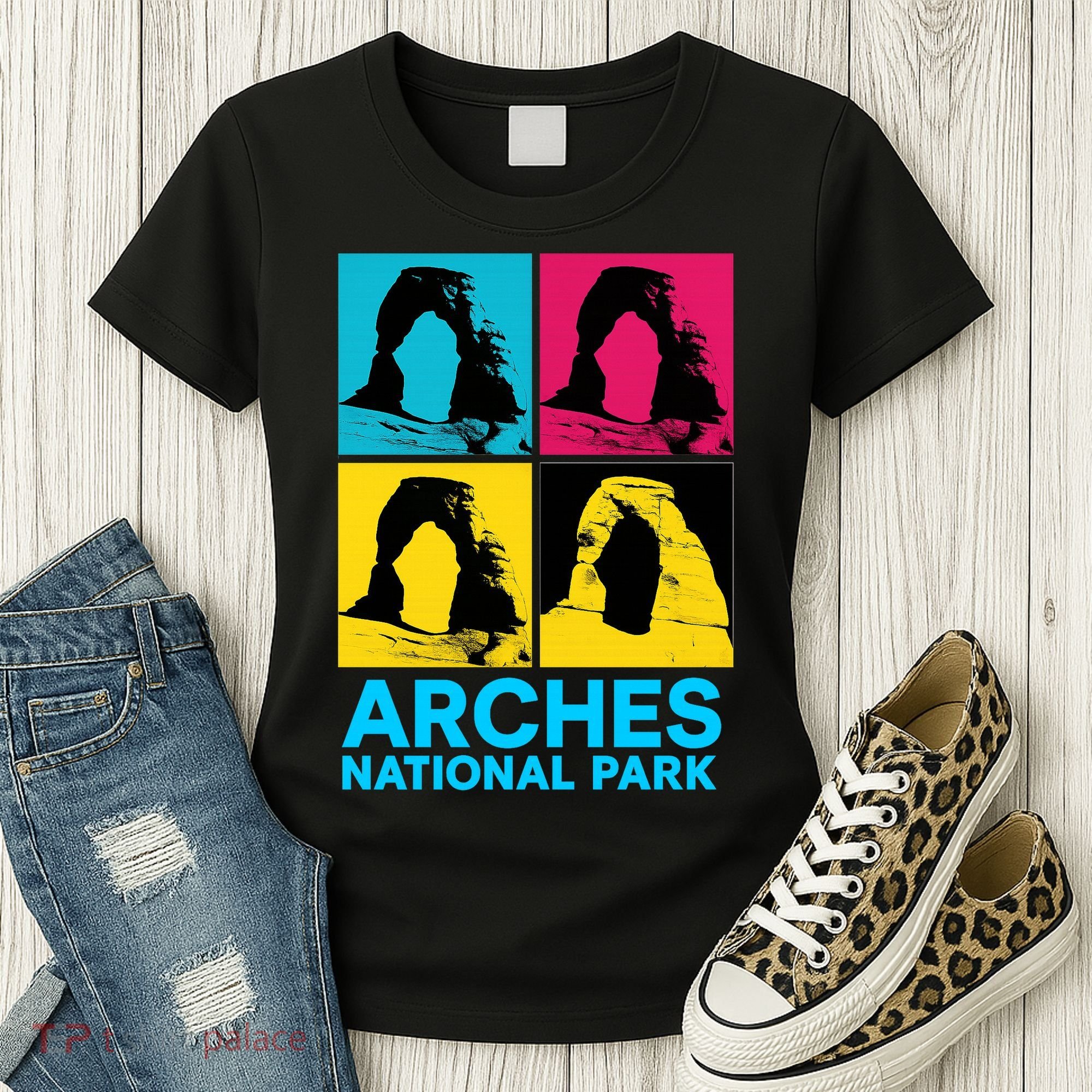 Arches National Park Warhol Style Women's T-Shirt