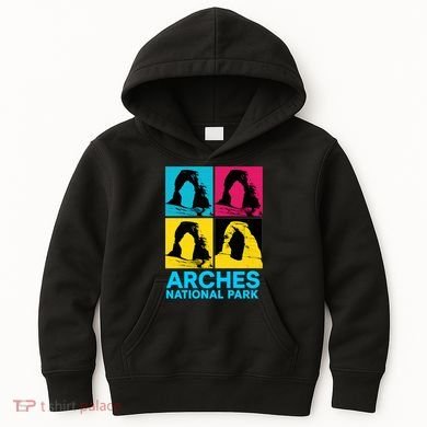 Arches National Park Warhol Style Kids Hoodie