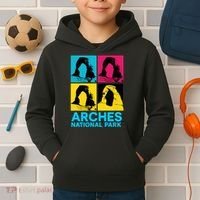 Arches National Park Warhol Style Kids Hoodie thumb 2