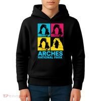 Arches National Park Warhol Style Kids Hoodie thumb 4