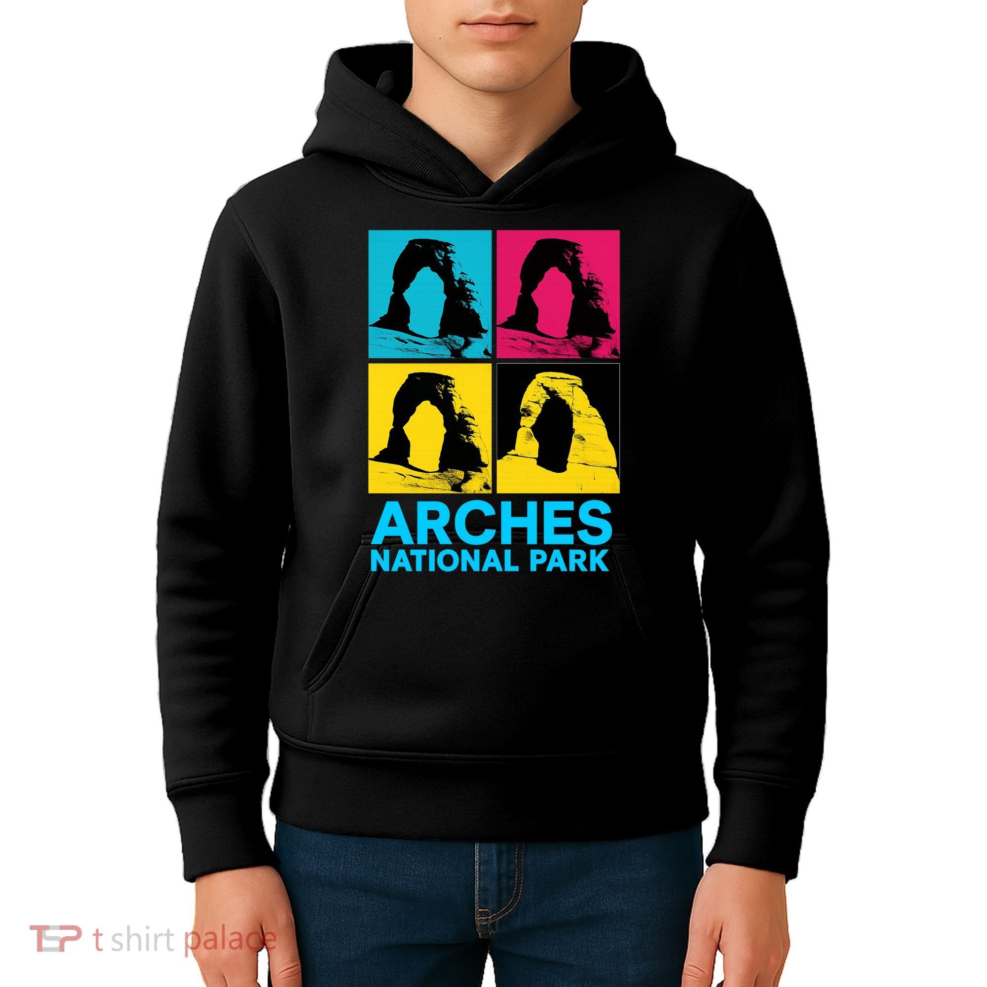 Arches National Park Warhol Style Kids Hoodie