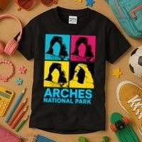 Arches National Park Warhol Style Kids T-Shirt thumb 3