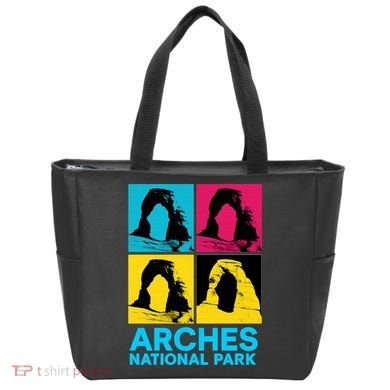 Arches National Park Warhol Style Tote Bag