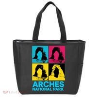 Arches National Park Warhol Style Tote Bag thumb 0
