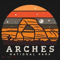 Arches National Park Moab Utah Vintage T-Shirt thumb 7