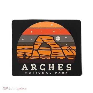 Arches National Park Moab Utah Vintage Mousepad