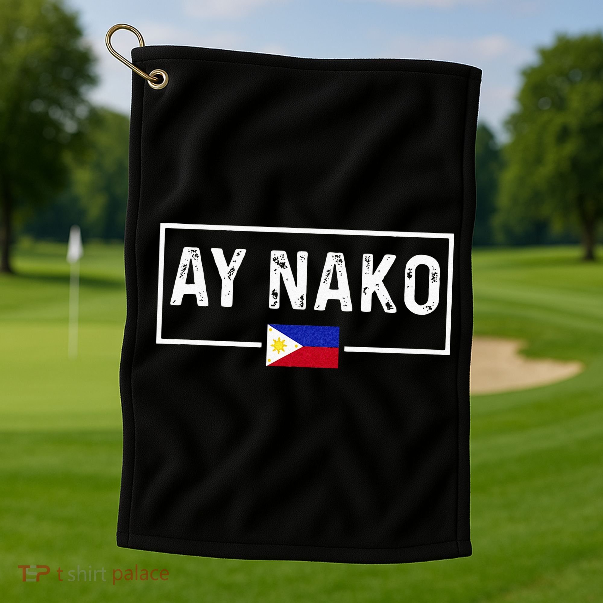 Ay Nako Philippines Filipino Golf Towel