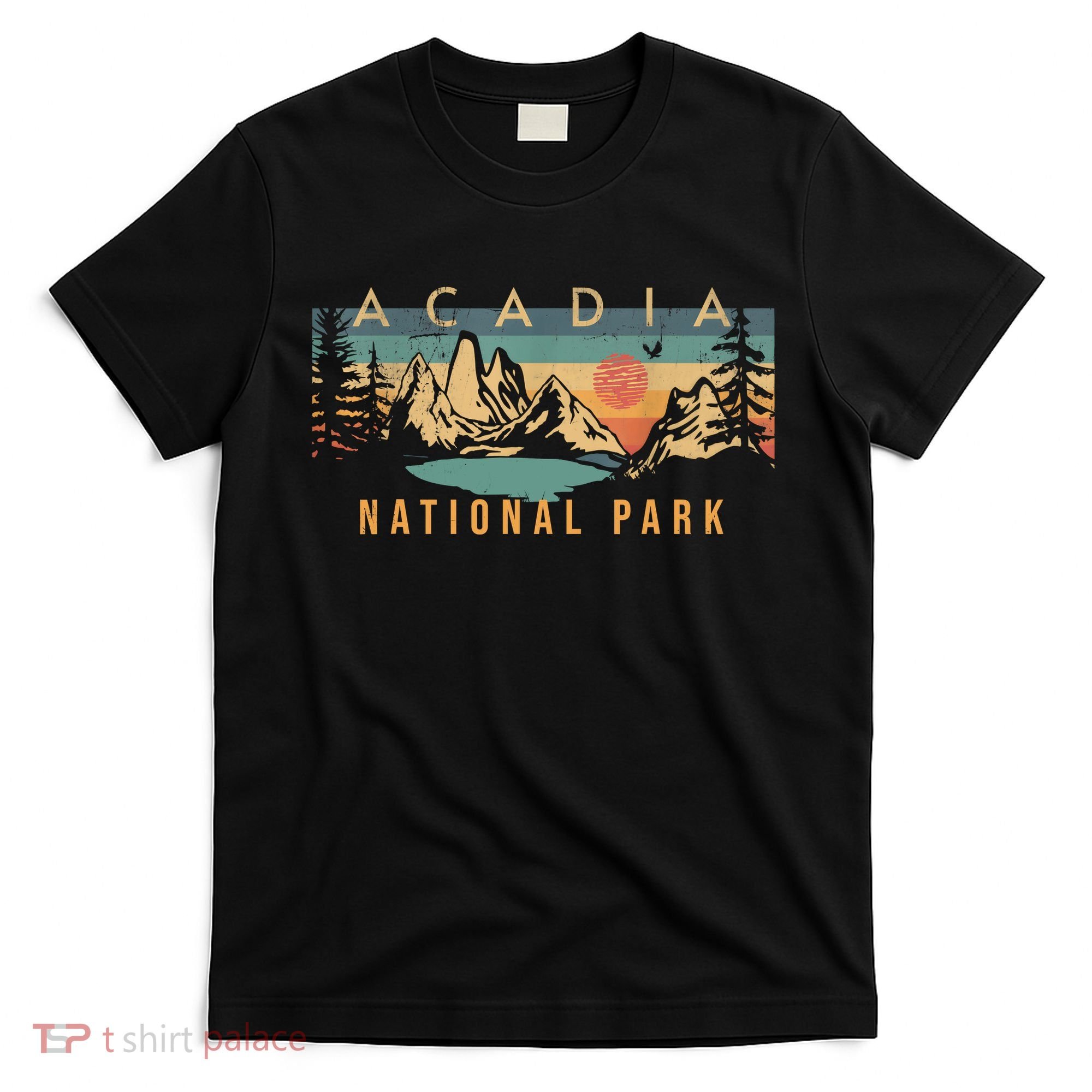 Acadia National Park Vintage Retro T-Shirt