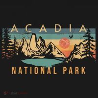 Acadia National Park Vintage Retro T-Shirt thumb 7