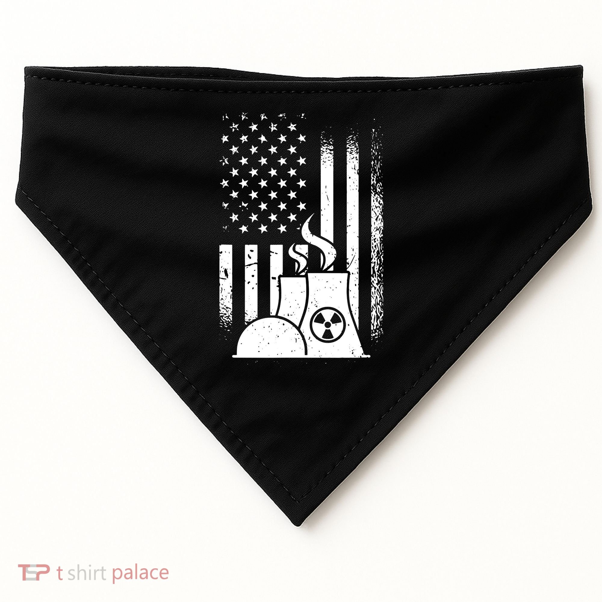 American Nuclear Plant Worker USA-Made Doggie Bandana