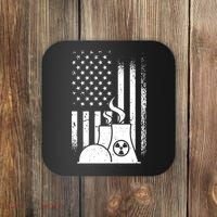 American Nuclear Plant Worker Coaster thumb 0