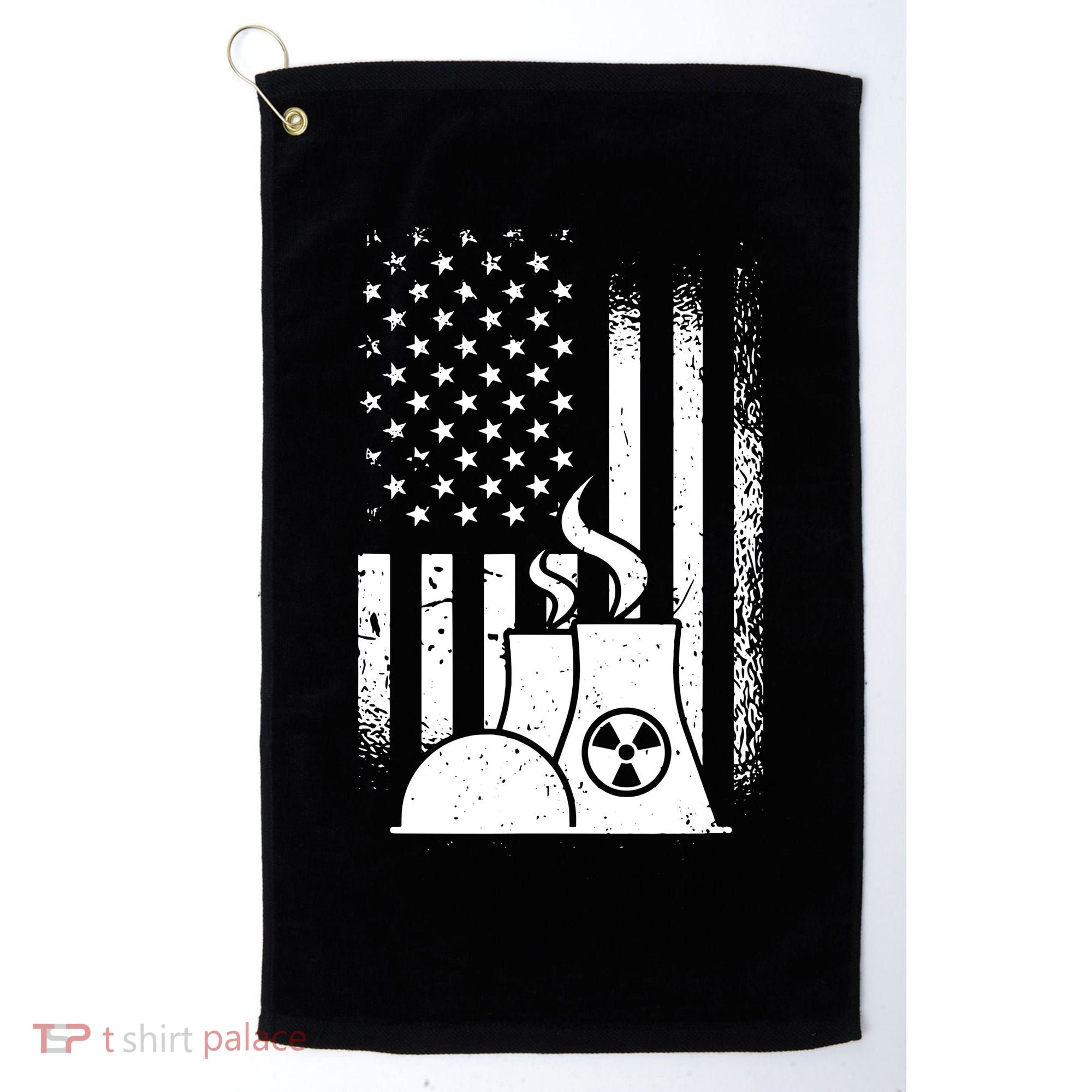 American Nuclear Plant Worker Golf Towel