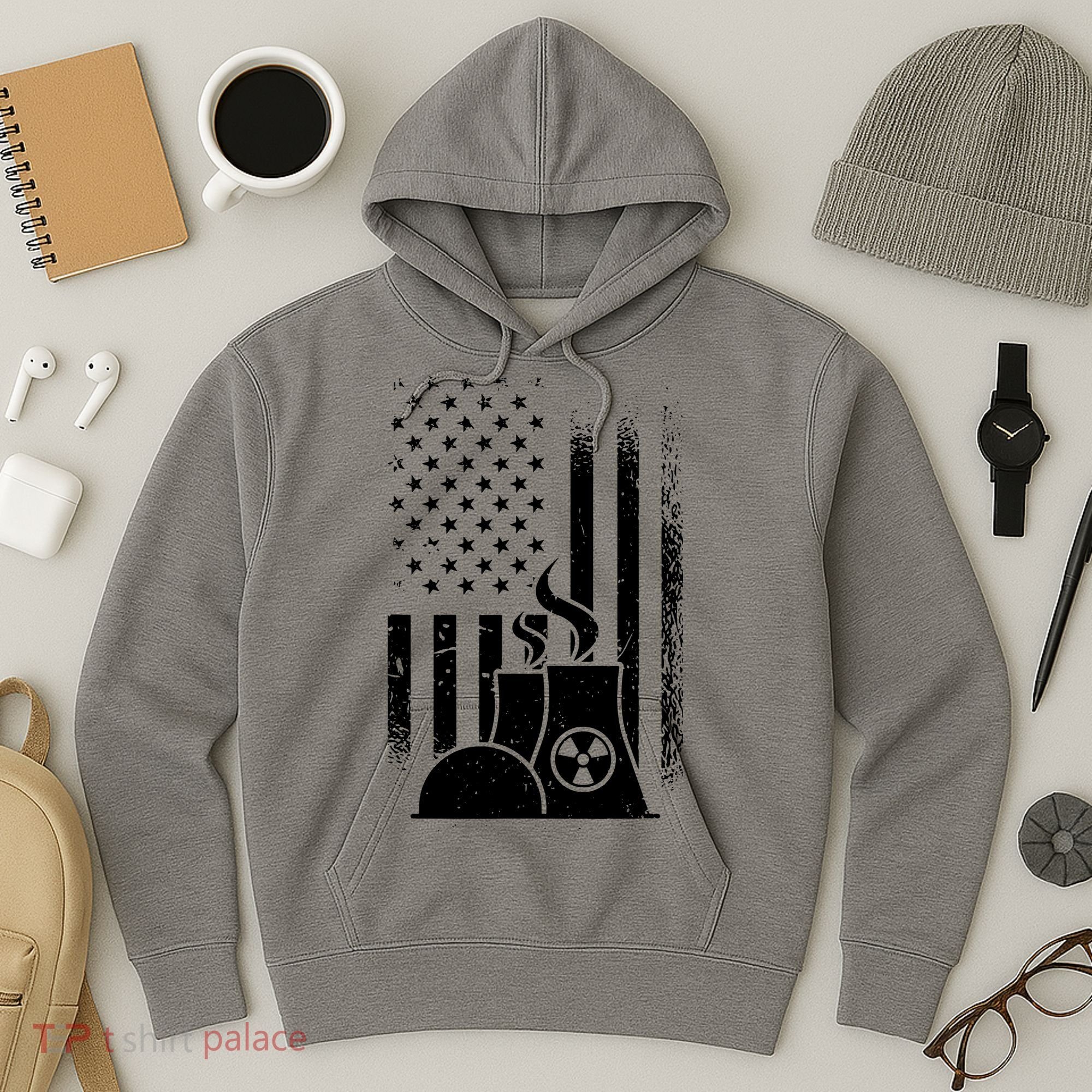 American Nuclear Plant Worker Hoodie