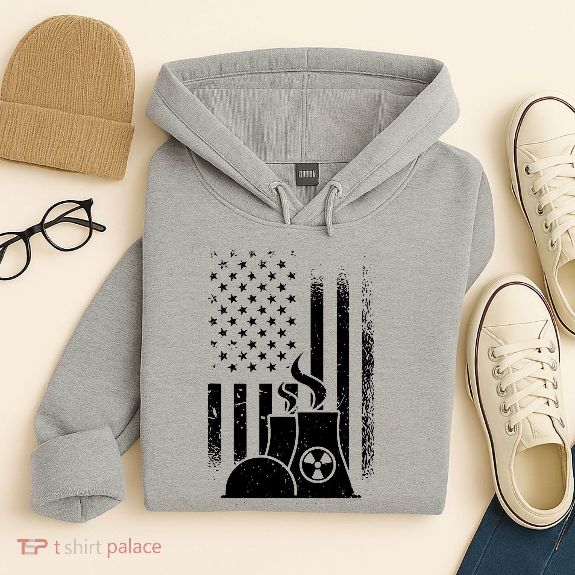 American Nuclear Plant Worker Hoodie
