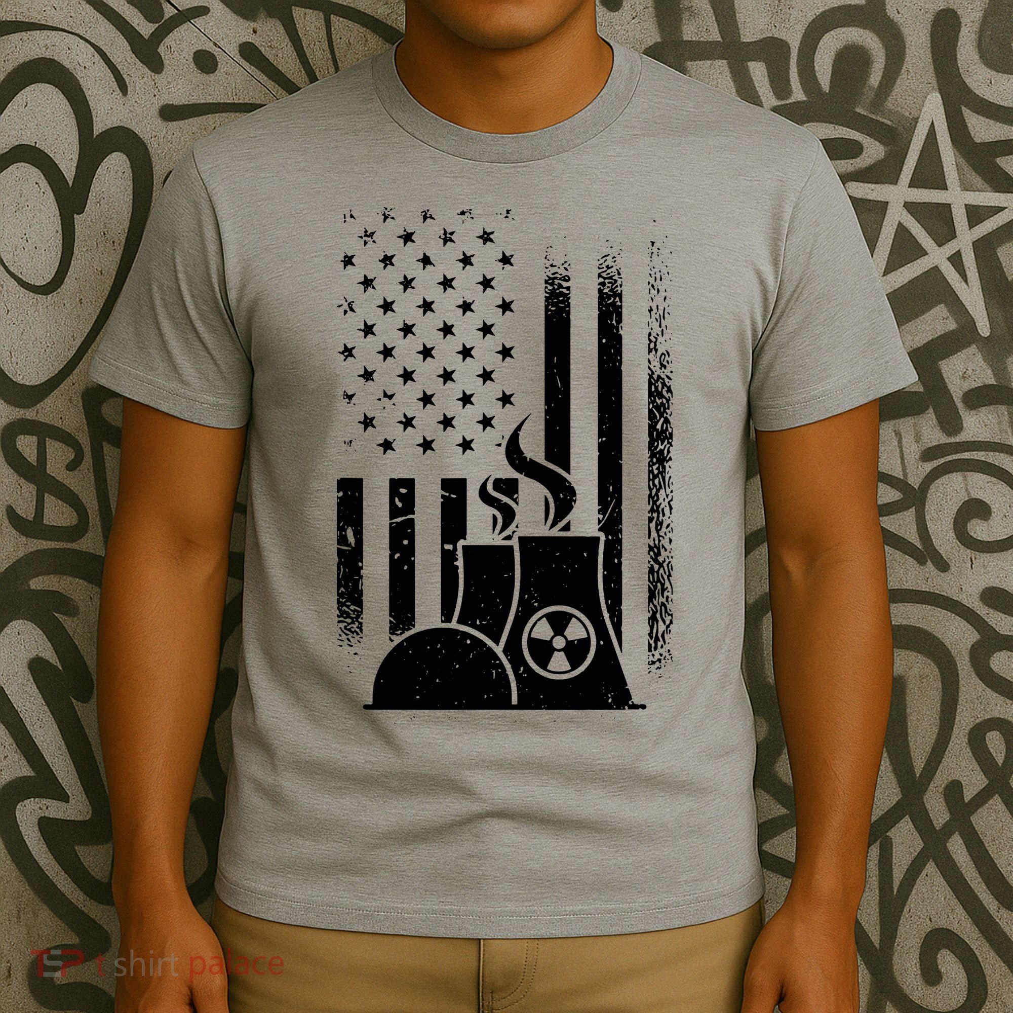 American Nuclear Plant Worker T-Shirt