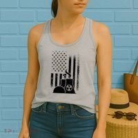 American Nuclear Plant Worker Women's Tank Top thumb 2