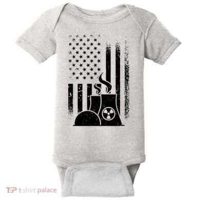 American Nuclear Plant Worker Baby Bodysuit
