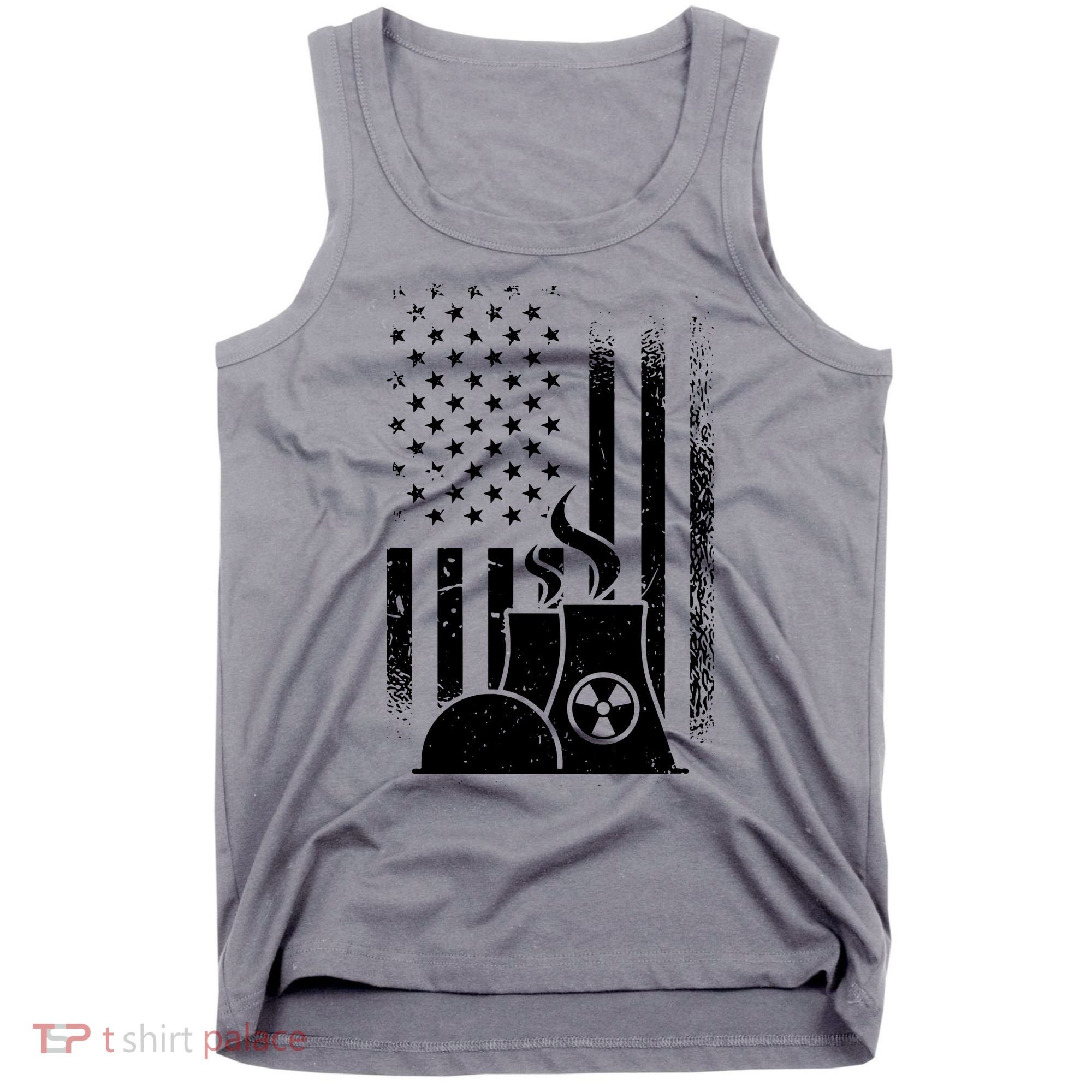 American Nuclear Plant Worker Tank Top
