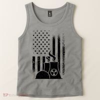 American Nuclear Plant Worker Tank Top thumb 2