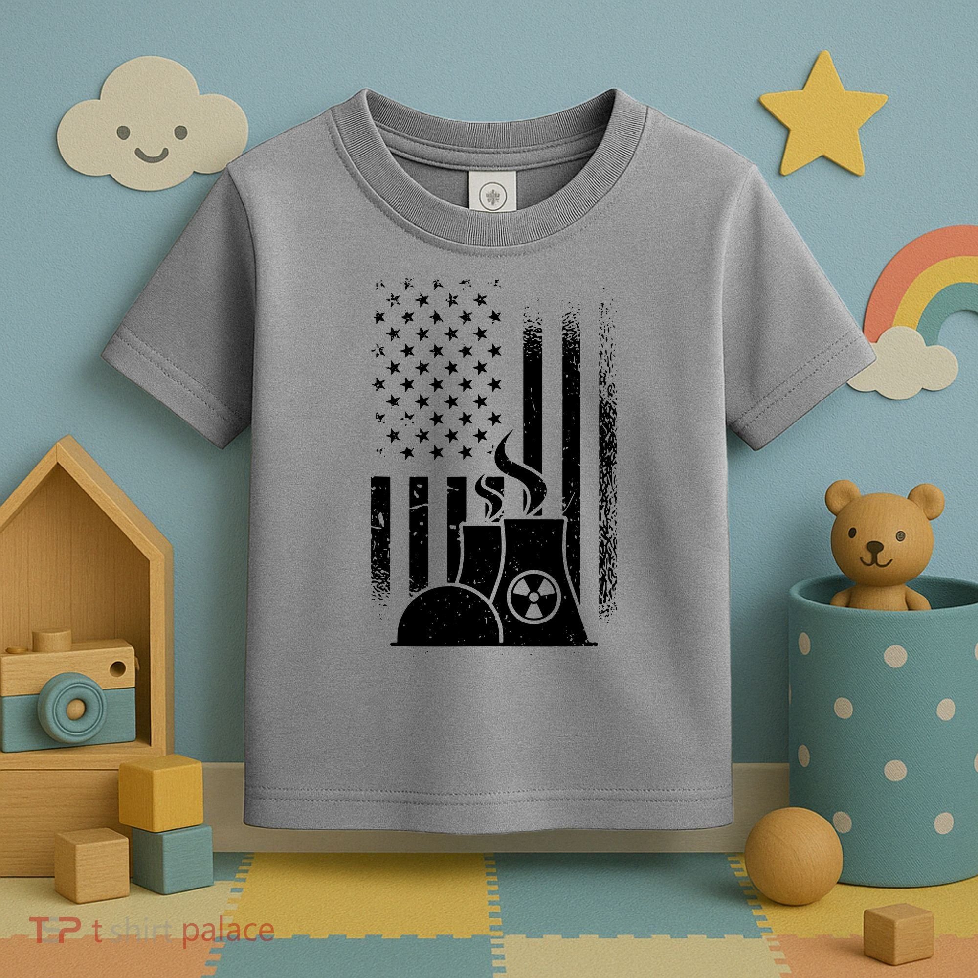American Nuclear Plant Worker Toddler T-Shirt