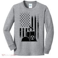 American Nuclear Plant Worker Kids Long Sleeve Shirt thumb 0