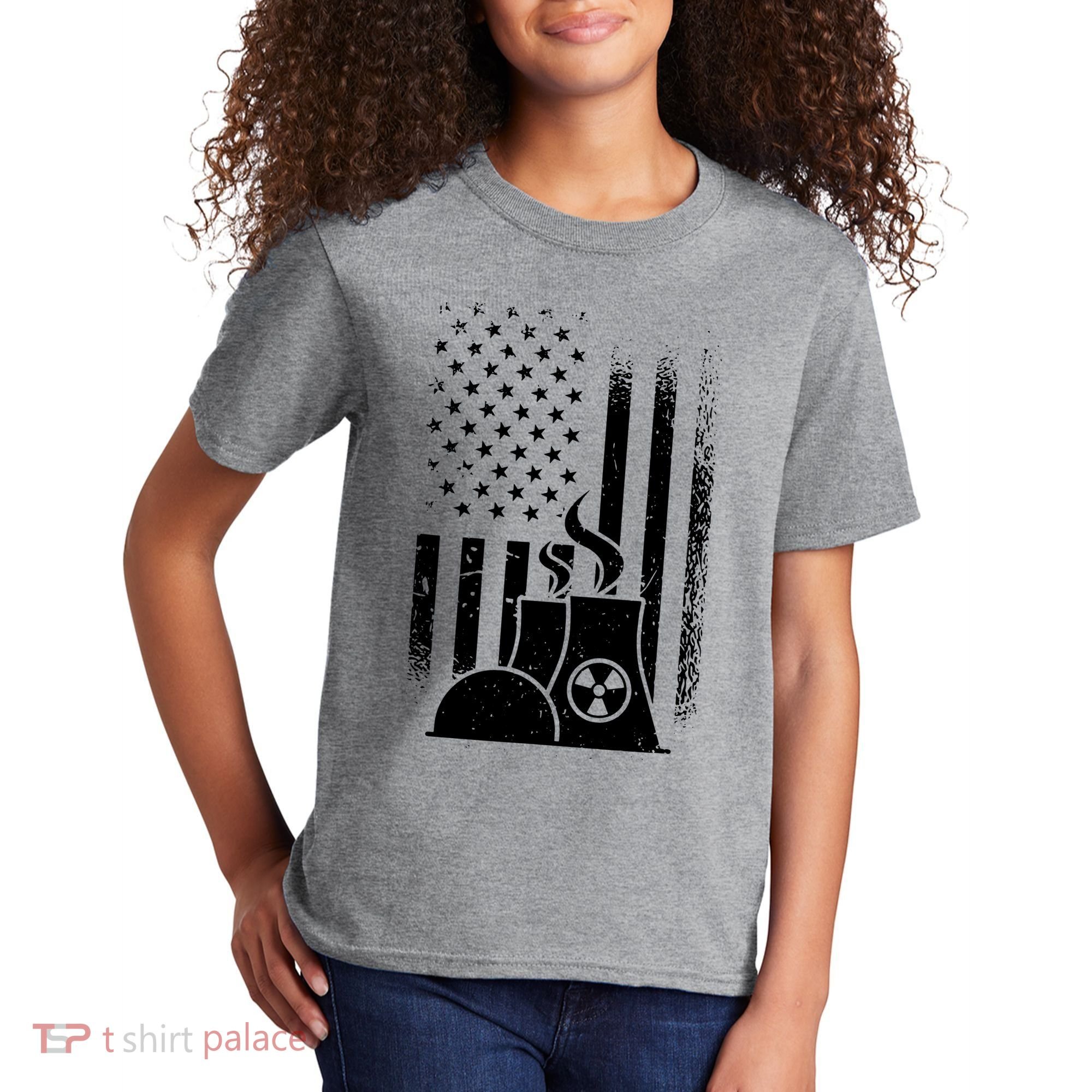 American Nuclear Plant Worker Kids T-Shirt