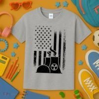American Nuclear Plant Worker Kids T-Shirt thumb 3