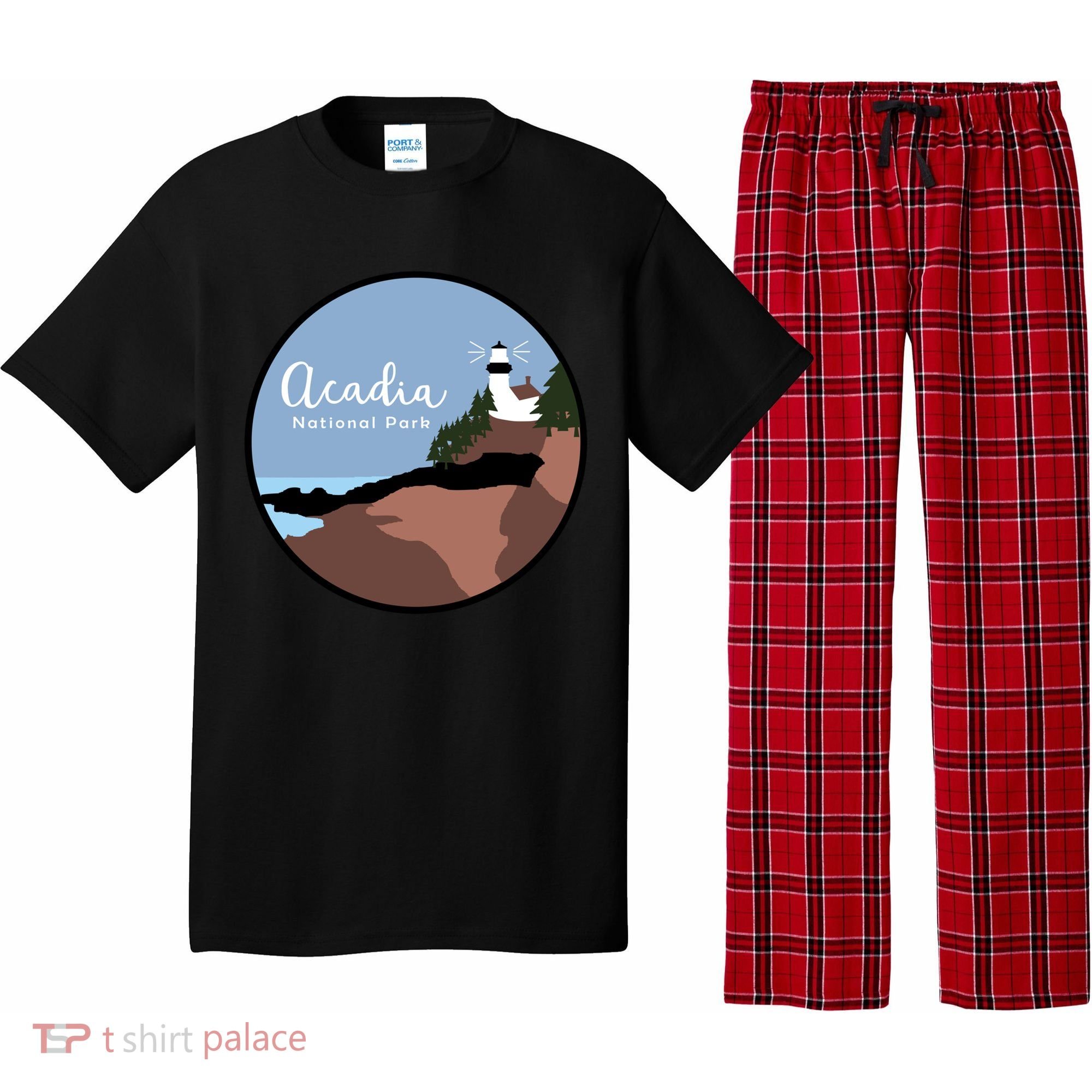 Acadia National Park 1916 Maine Bar Harbor Gift Pajama Set