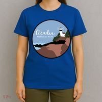 Acadia National Park 1916 Maine Bar Harbor Gift T-Shirt thumb 4
