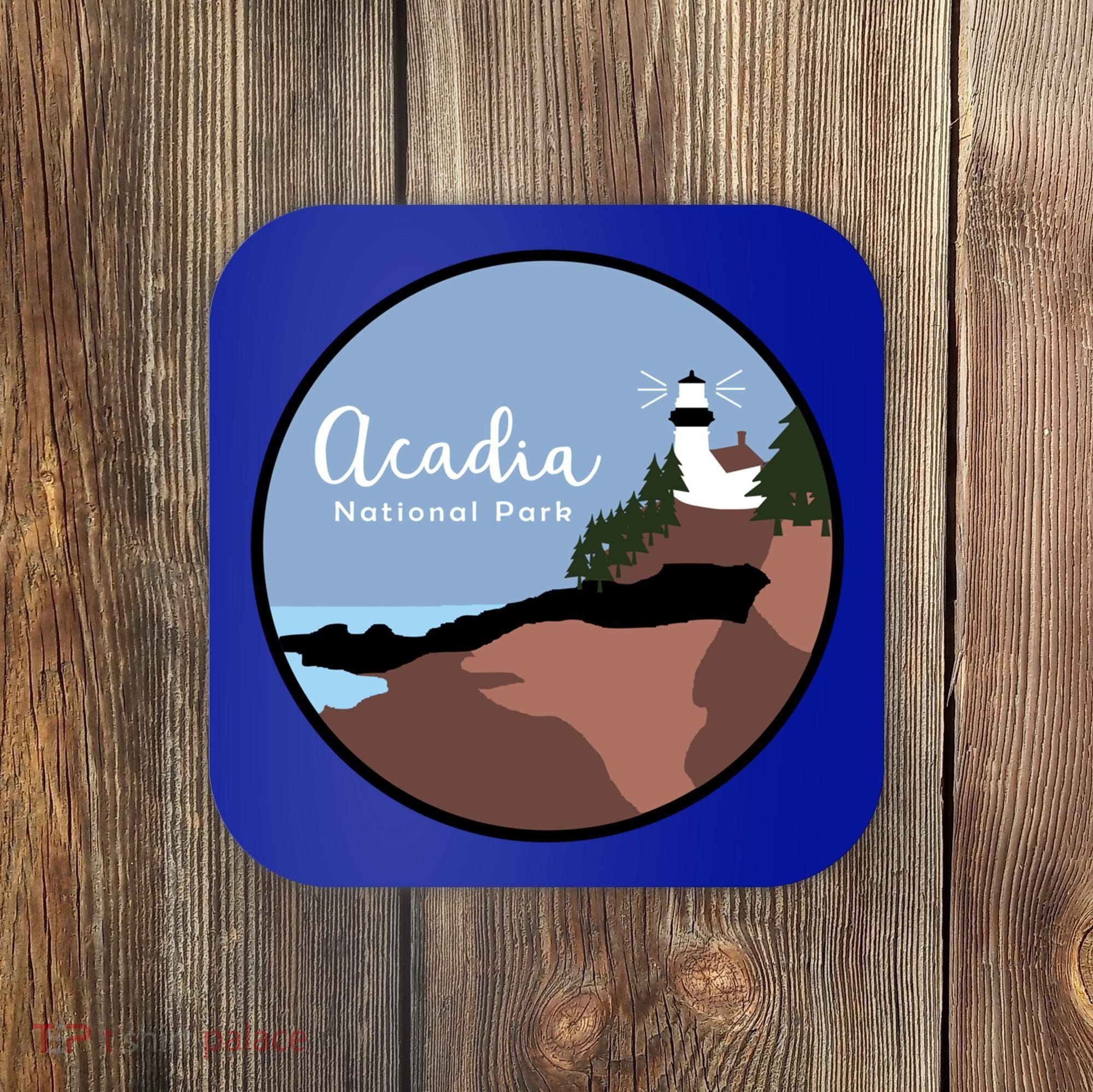 Acadia National Park 1916 Maine Bar Harbor Gift Coaster
