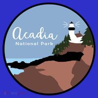 Acadia National Park 1916 Maine Bar Harbor Gift Mousepad thumb 1