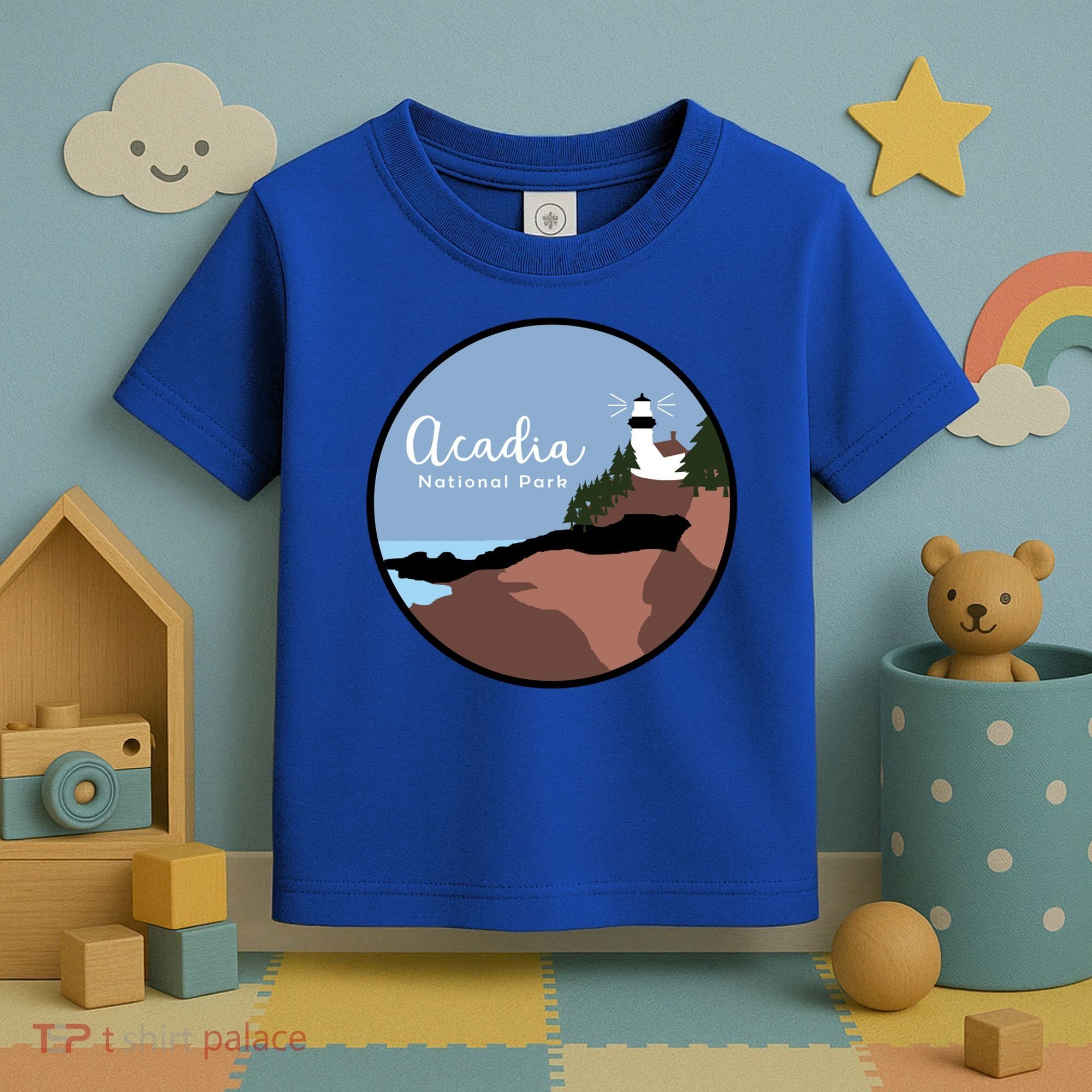 Acadia National Park 1916 Maine Bar Harbor Gift Toddler T-Shirt