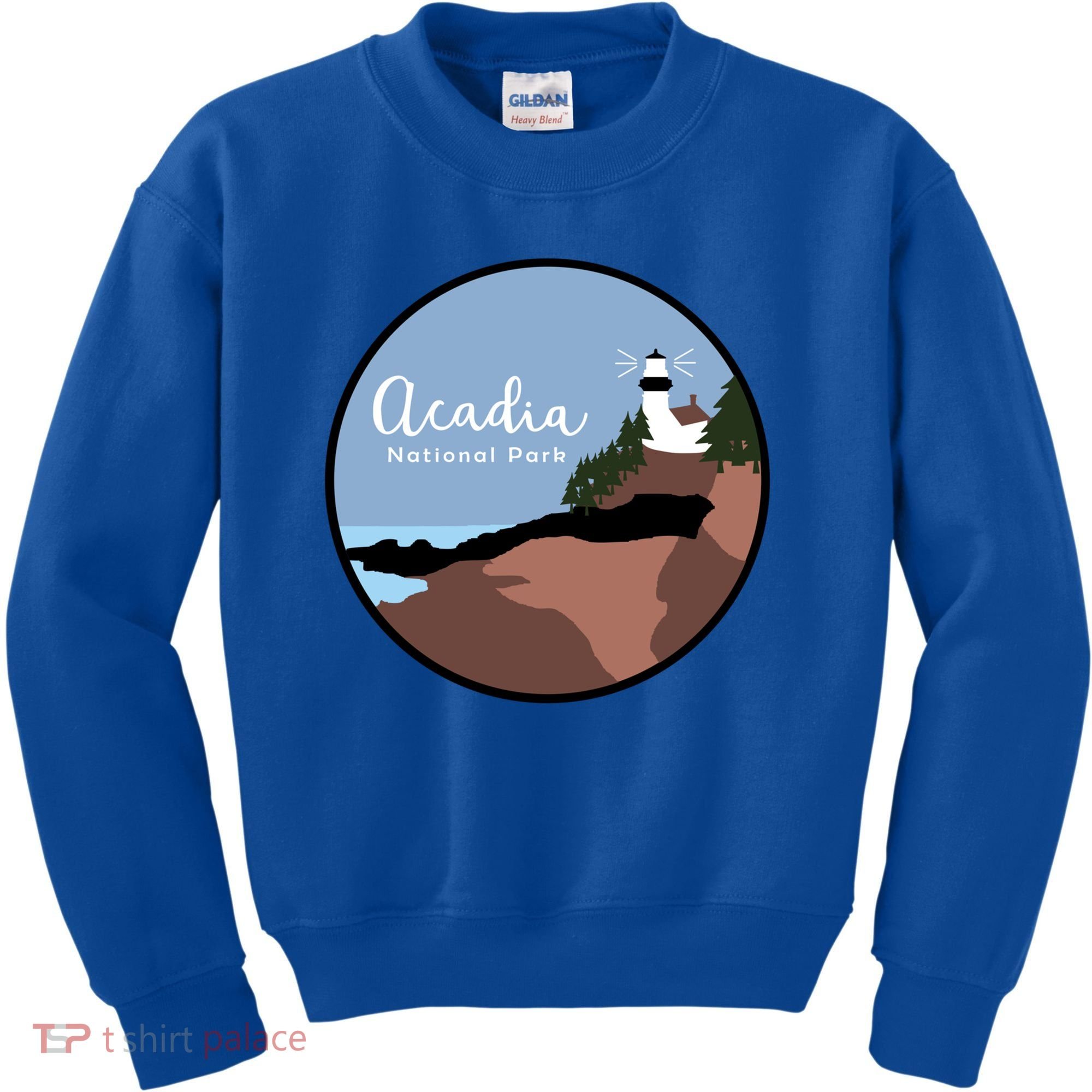Acadia National Park 1916 Maine Bar Harbor Gift Kids Sweatshirt