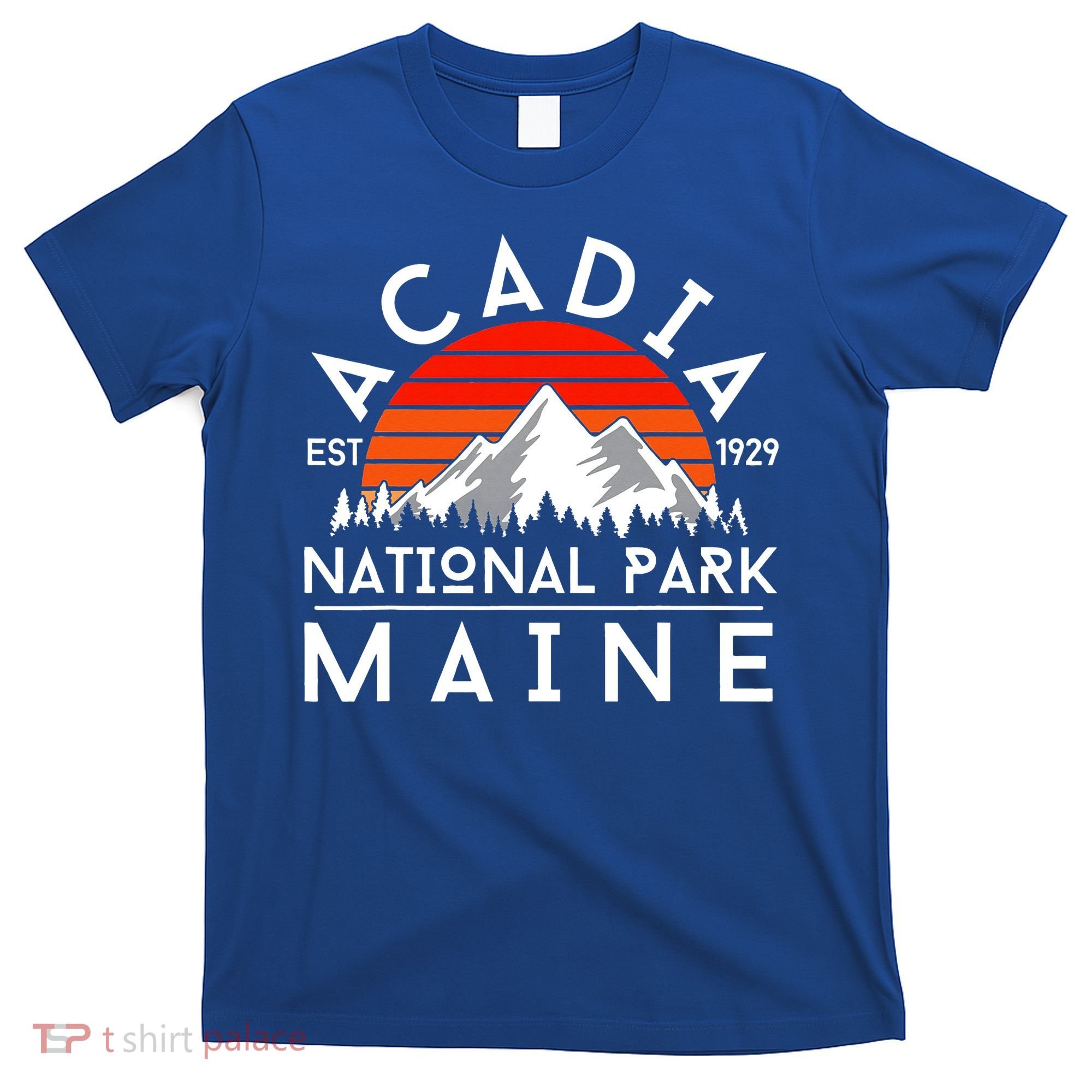 Acadia National Park Maine Hike Outdoors Vintage T-Shirt
