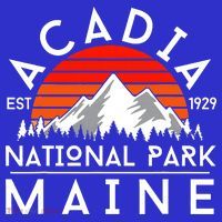 Acadia National Park Maine Hike Outdoors Vintage T-Shirt thumb 7