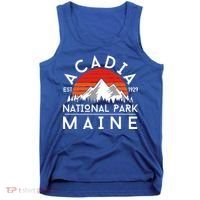 Acadia National Park Maine Hike Outdoors Vintage Tank Top thumb 0
