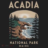 Acadia National Park Maine Scenic View Women's Sweatshirt thumb 2