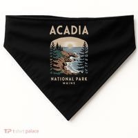 Acadia National Park Maine Scenic View USA-Made Doggie Bandana thumb 0
