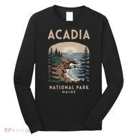 Acadia National Park Maine Scenic View Long Sleeve Shirt thumb 0