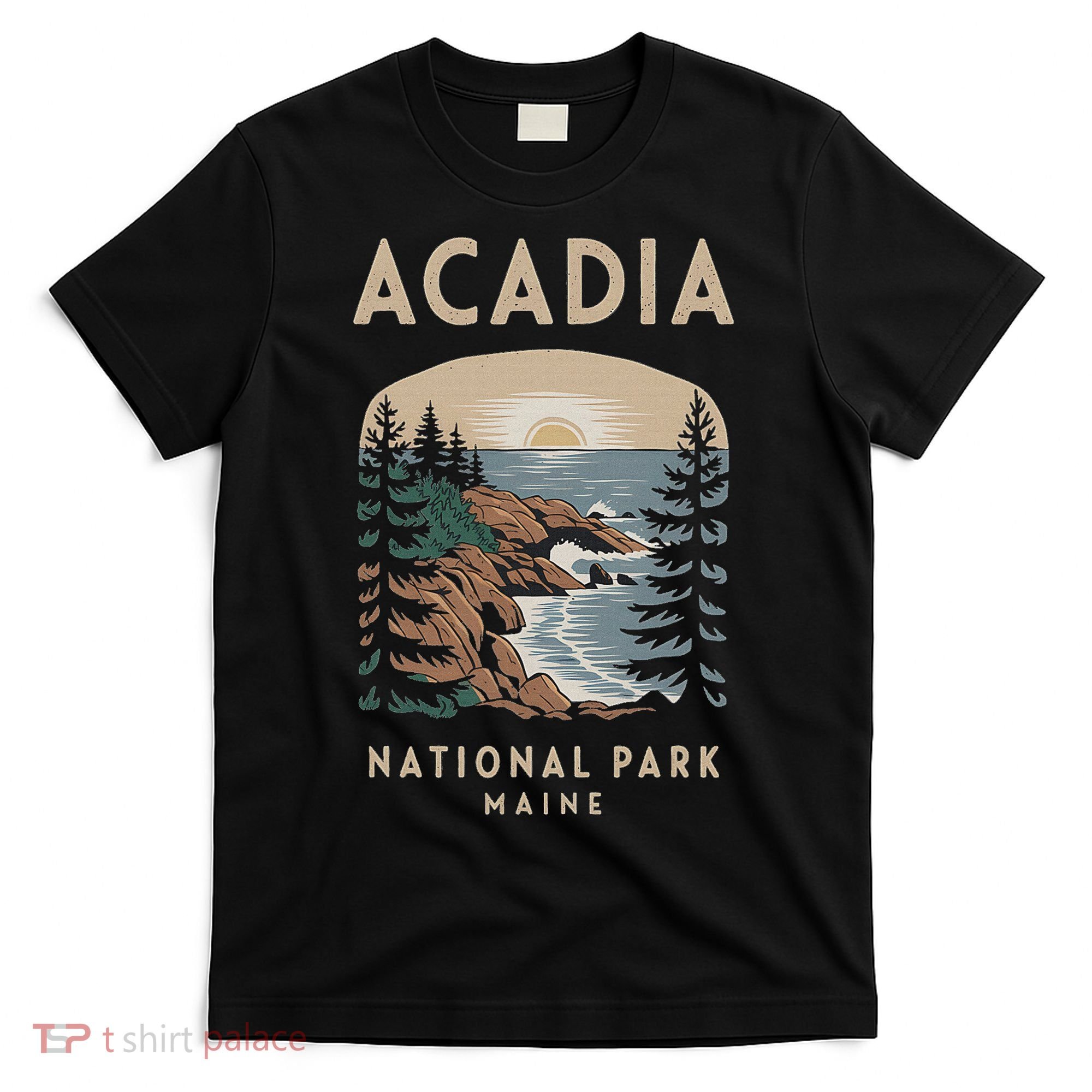 Acadia National Park Maine Scenic View T-Shirt