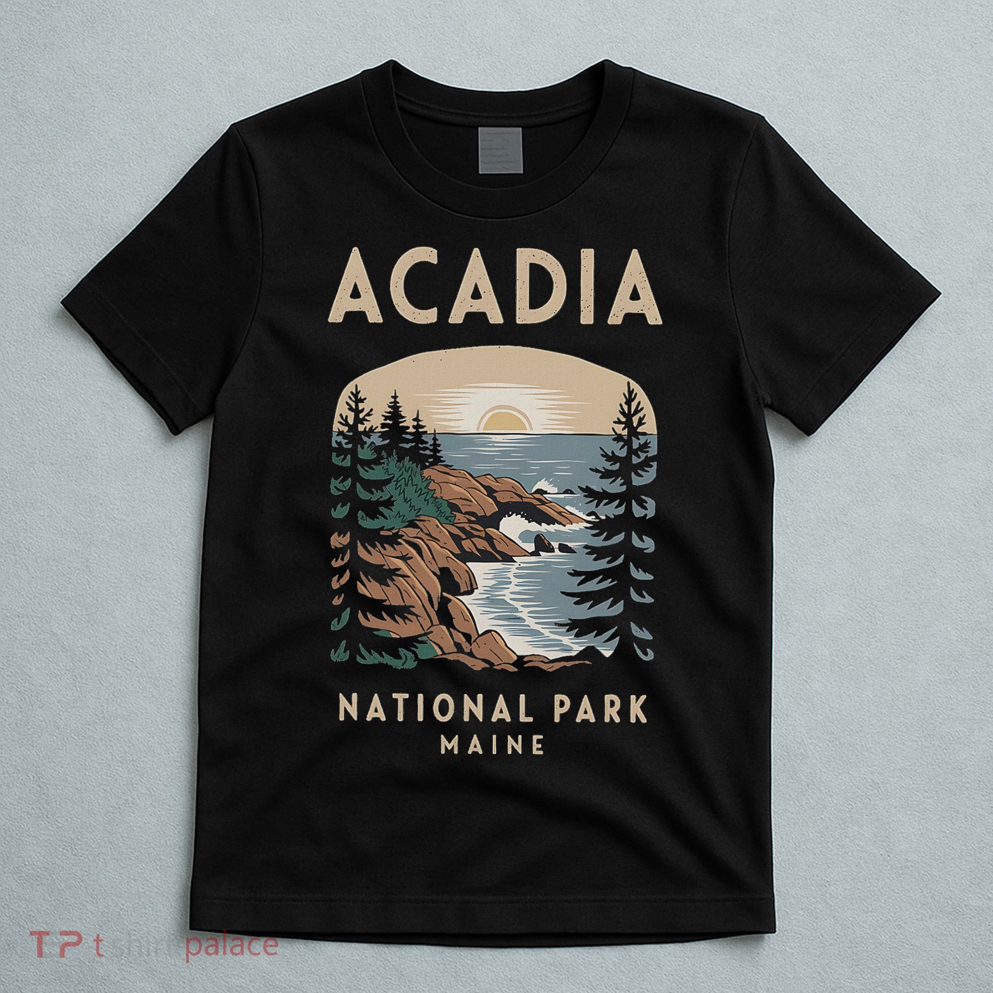 Acadia National Park Maine Scenic View T-Shirt
