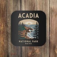 Acadia National Park Maine Scenic View Coaster thumb 0