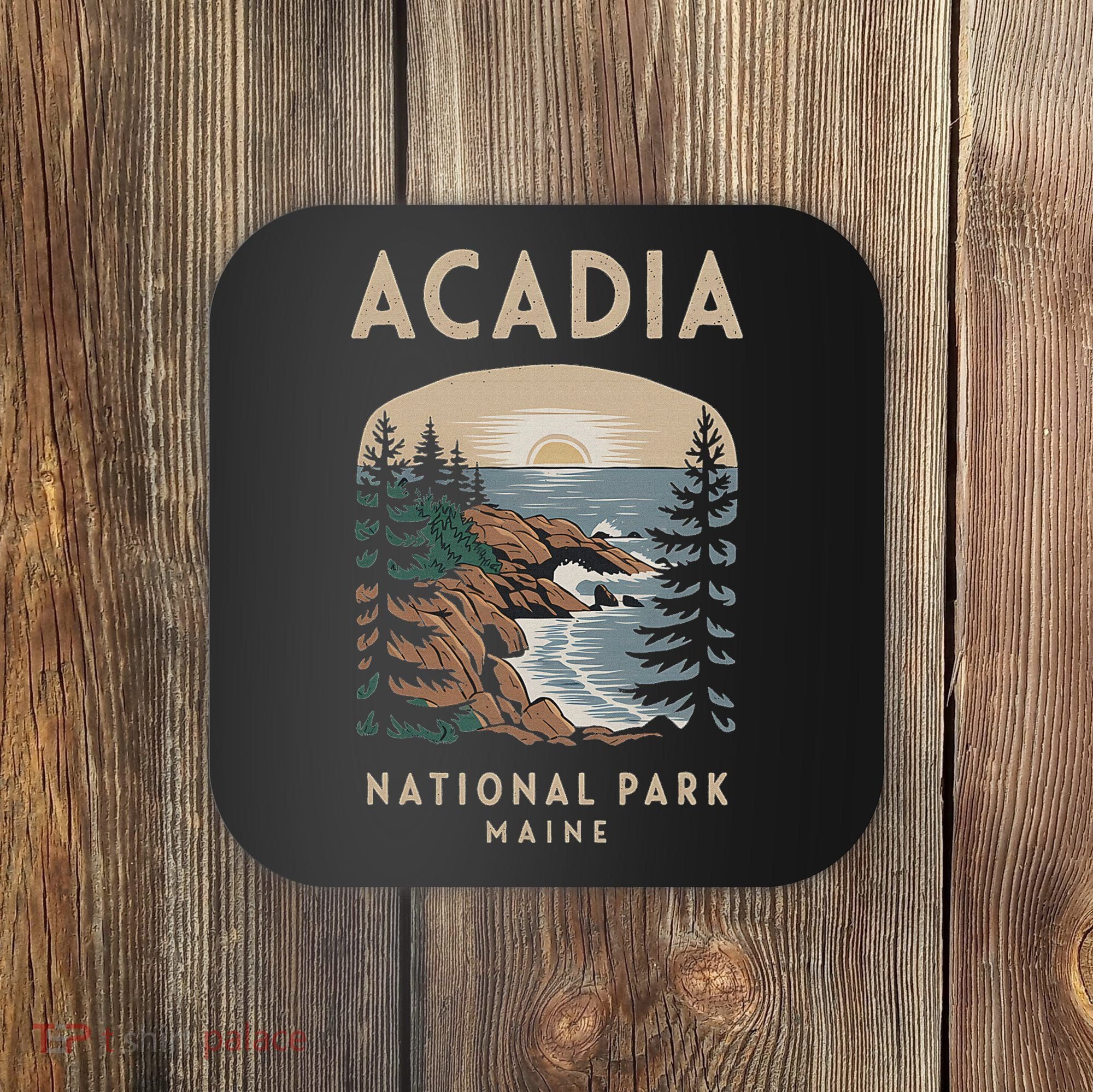 Acadia National Park Maine Scenic View Coaster
