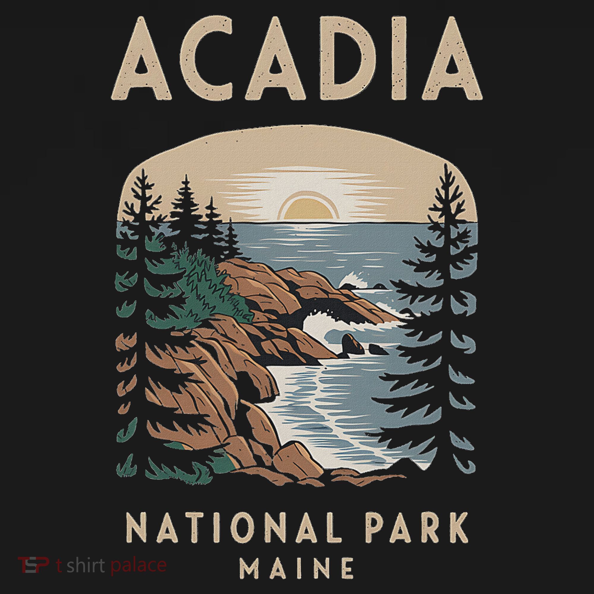 Acadia National Park Maine Scenic View Mousepad