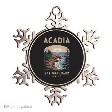 Acadia National Park Maine Scenic View Ornament
