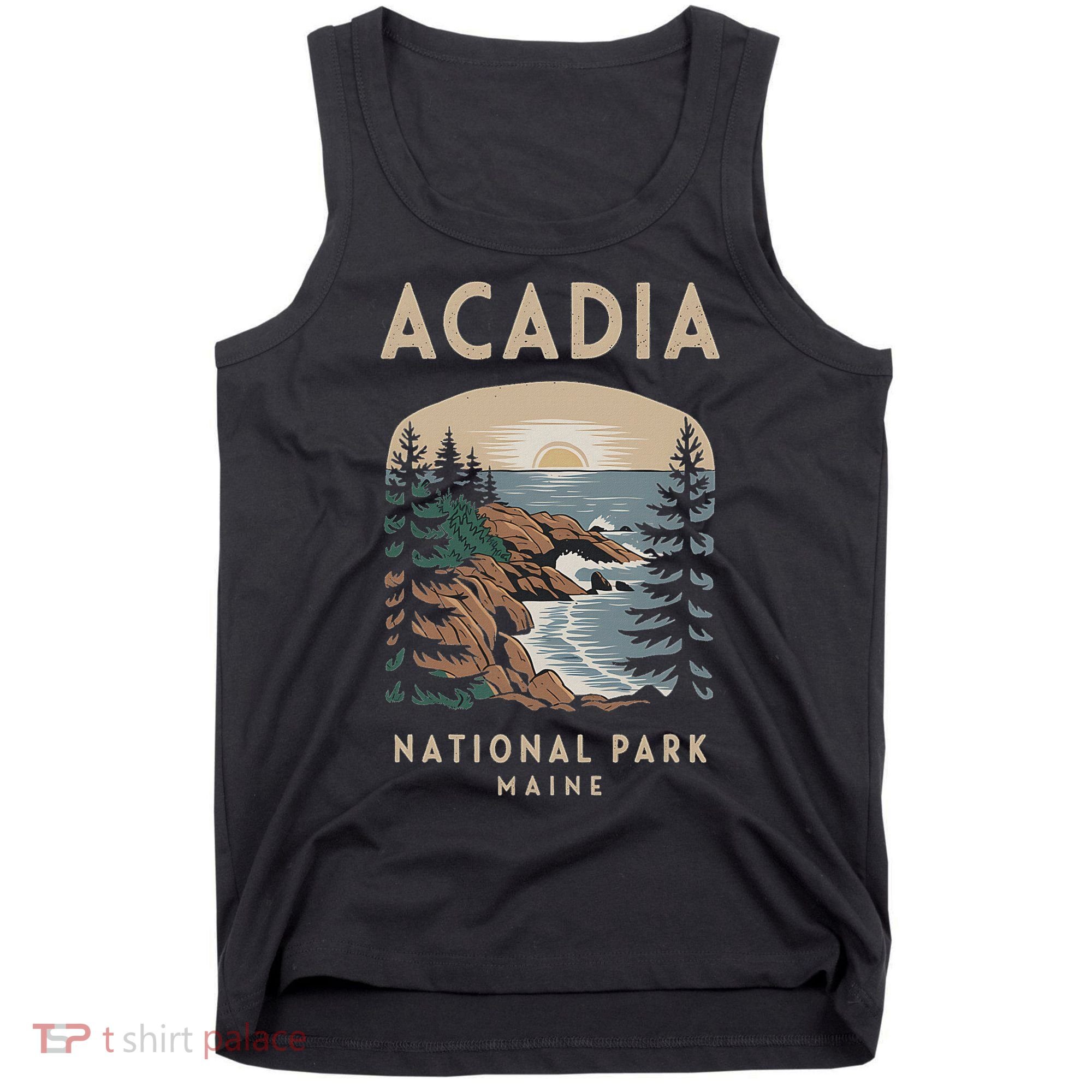 Acadia National Park Maine Scenic View Tank Top